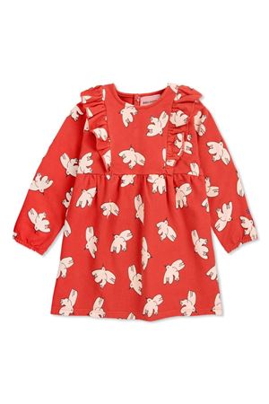 abito in cotone rosso BOBO CHOSES KIDS | B224AB081.